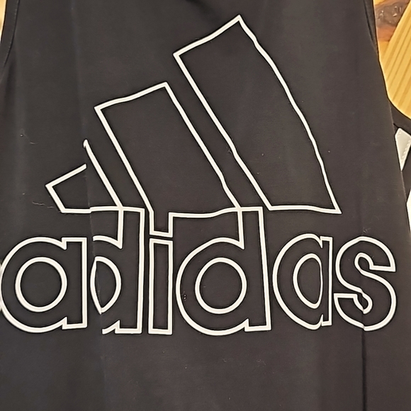 Black Adidas Tank Style Sleeveless Dress Girls Size 10/12 - Picture 3 of 4
